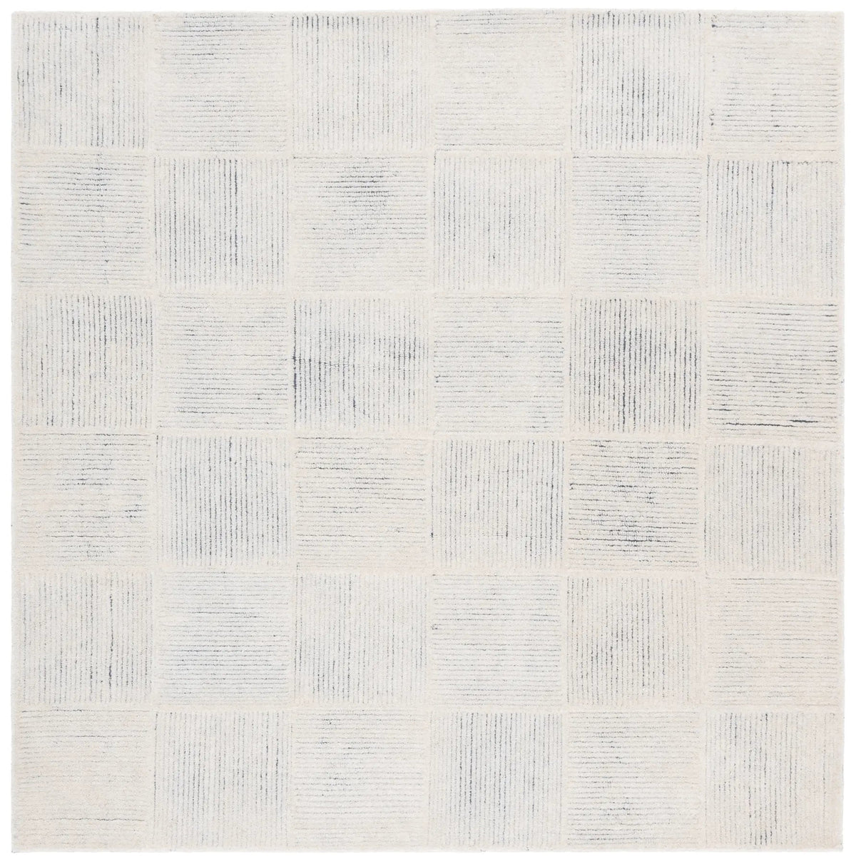 Safavieh Metro 6'-0" x 6'-0" Rug in Ivory / Charcoal