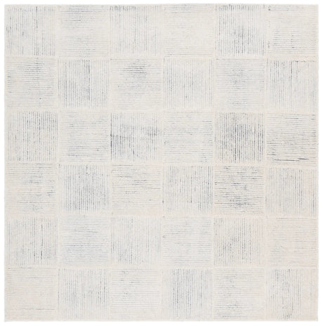 Safavieh Metro 6'-0" x 6'-0" Rug in Ivory / Charcoal