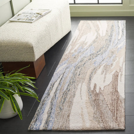Safavieh Metro 2'-3" x 8'-0" Rug in Ivory / Beige