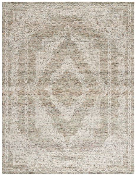 Safavieh Metro Met575J Teal/Ivory Rug.