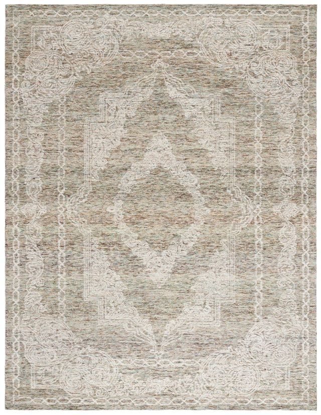 Safavieh Metro Met575J Teal/Ivory Rug.