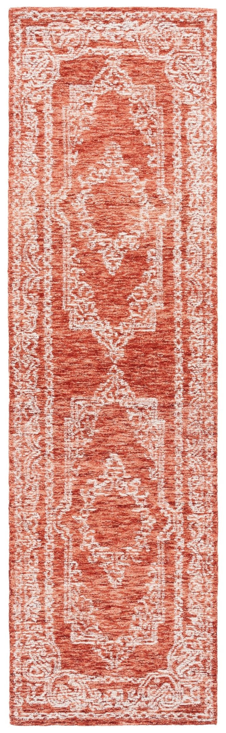 Safavieh Metro Met575P Rust/Ivory Rug.