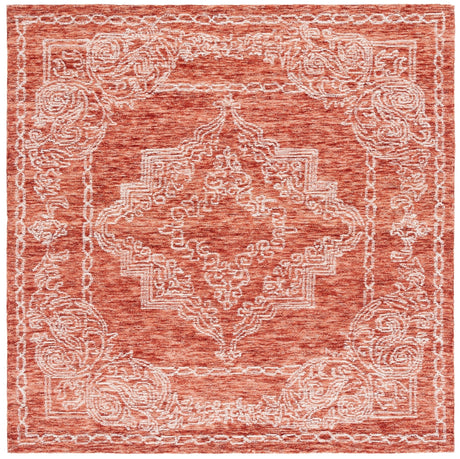 Safavieh Metro Met575P Rust/Ivory Rug.