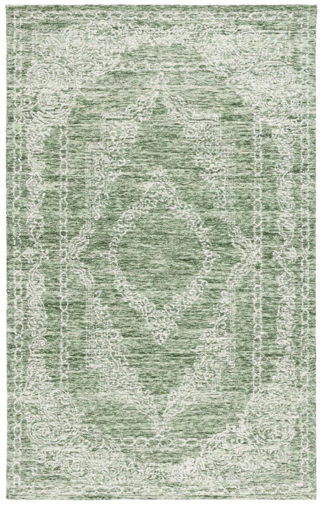 Safavieh Metro 4'-0" x 6'-0" Rug in Green / Ivory