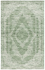 Safavieh Metro 4'-0" x 6'-0" Rug in Green / Ivory