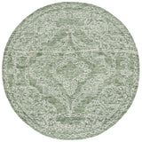Safavieh Metro 5'-0" x 5'-0" Rug in Green / Ivory