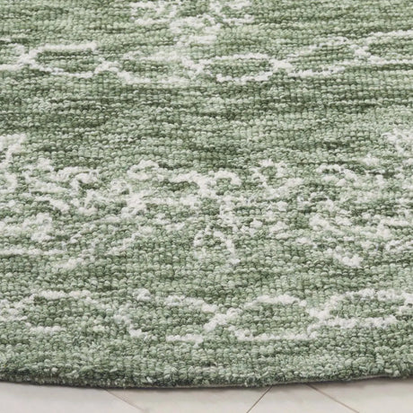 Safavieh Metro 5'-0" x 5'-0" Rug in Green / Ivory