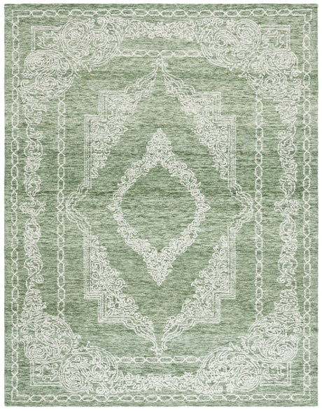 Safavieh Metro Met575Y Green/Ivory Rug.