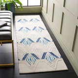 Safavieh Metro 2'-3" x 8'-0" Rug in Ivory / Blue