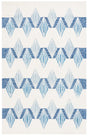 Safavieh Metro 4'-0" x 6'-0" Rug in Ivory / Blue