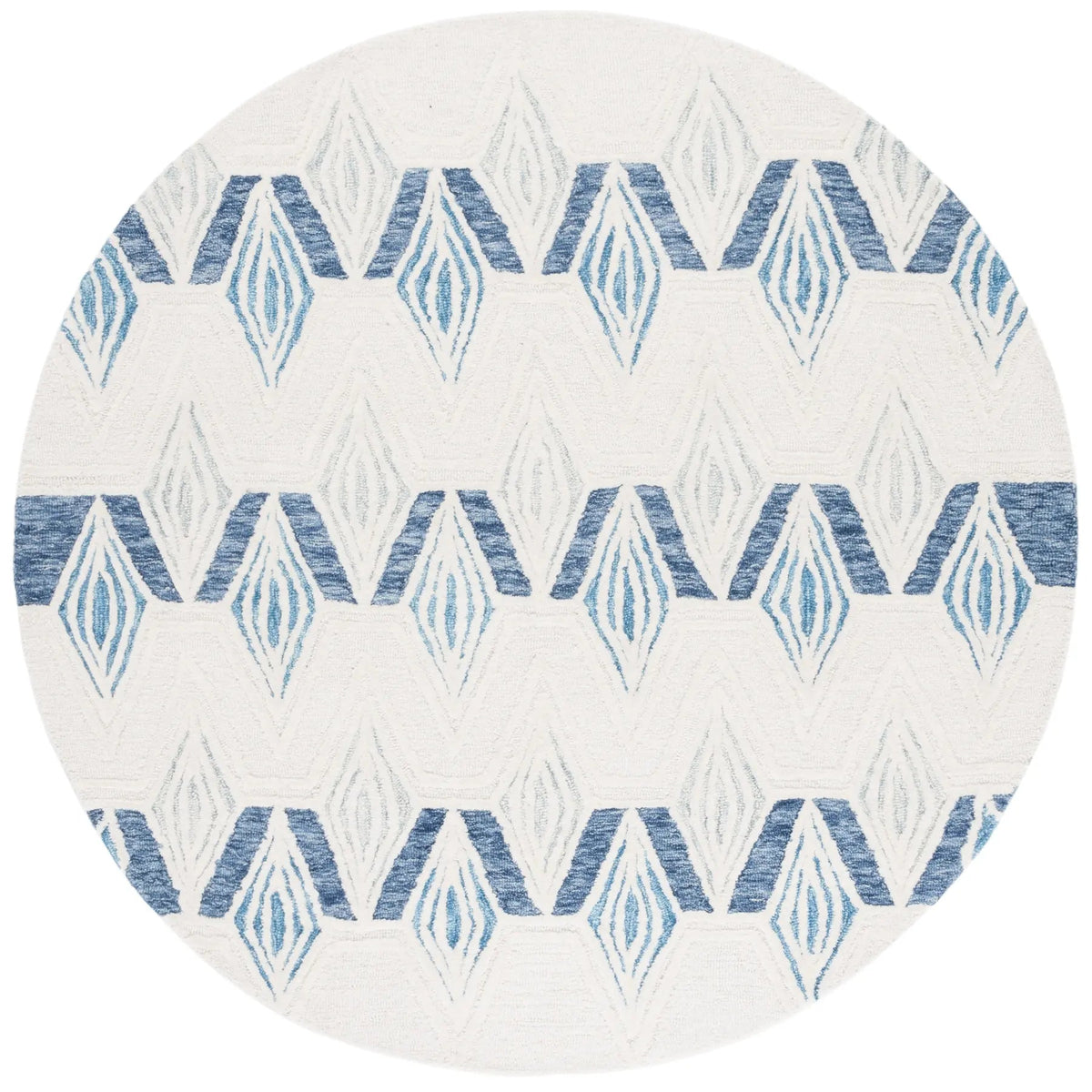 Safavieh Metro 6'-0" x 6'-0" Rug in Ivory / Blue