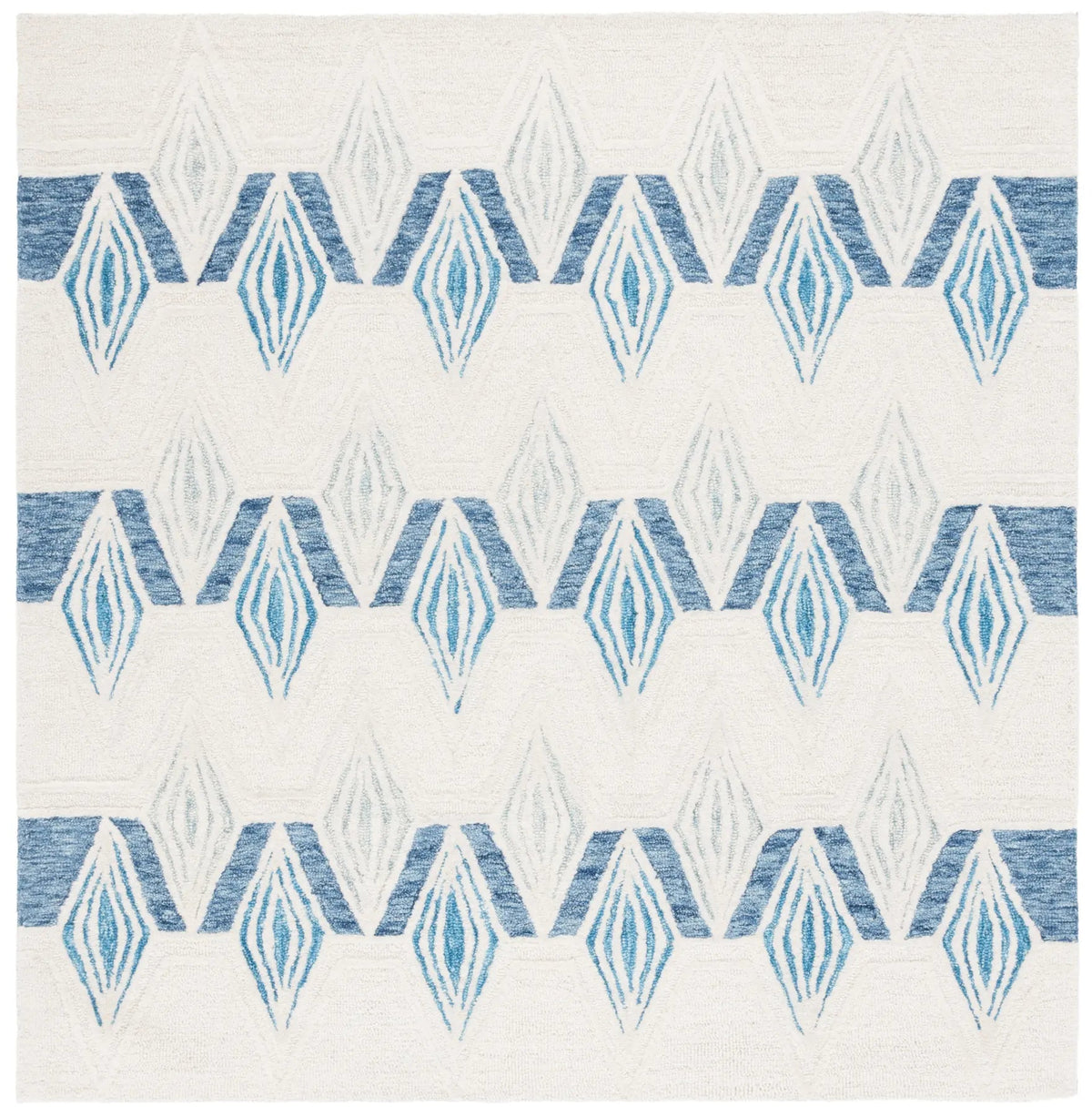 Safavieh Metro 6'-0" x 6'-0" Rug in Ivory / Blue
