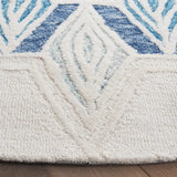 Safavieh Metro 6'-0" x 6'-0" Rug in Ivory / Blue