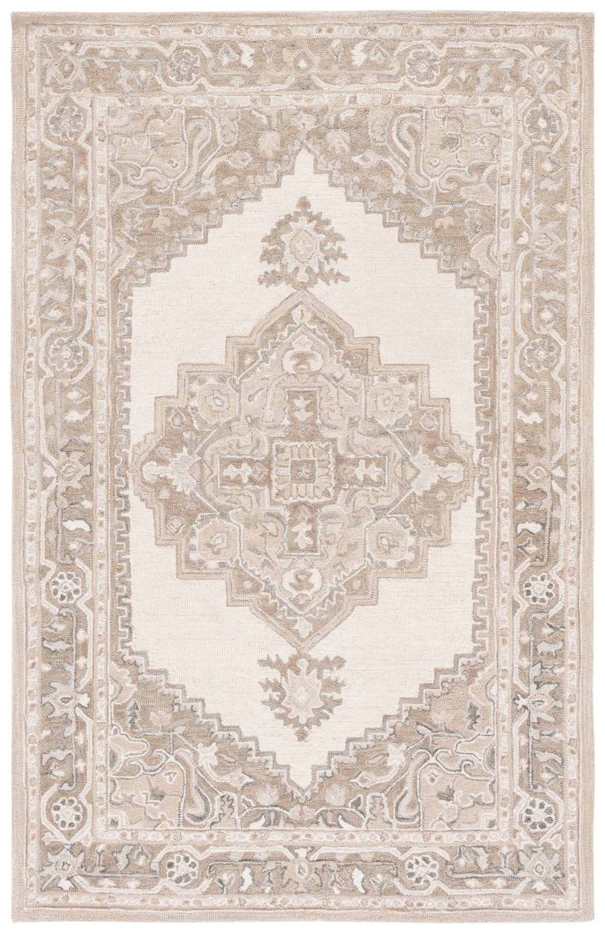 Safavieh Metro Met615B Ivory/Beige Rug.
