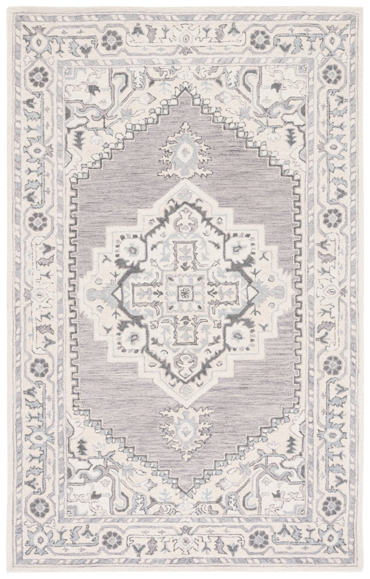 Safavieh Metro Met615F Grey/Ivory Rug.