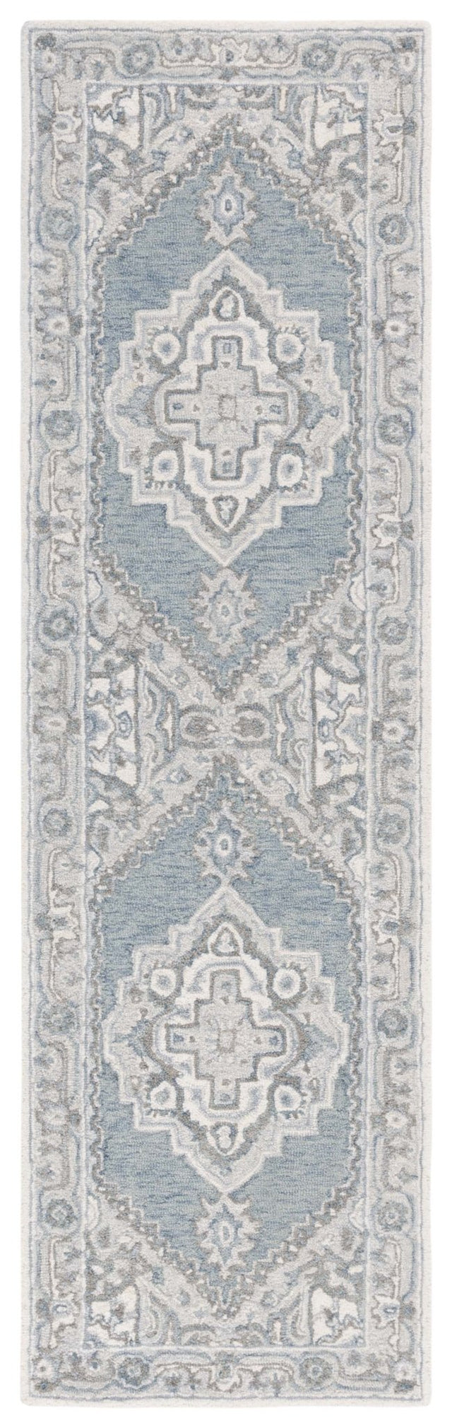 Safavieh Metro Met615K Light Blue/Ivory Rug.