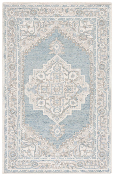 Safavieh Metro Met615K Light Blue/Ivory Rug.