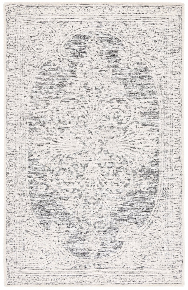 Safavieh Metro Met616Z Ivory/Black Rug.