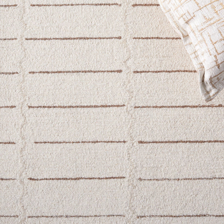Safavieh Metro Met626A Ivory/Brown Rug.