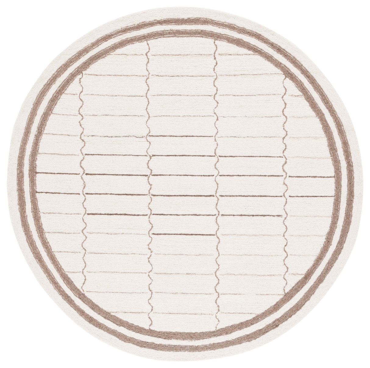 Safavieh Metro Met626A Ivory/Brown Rug.