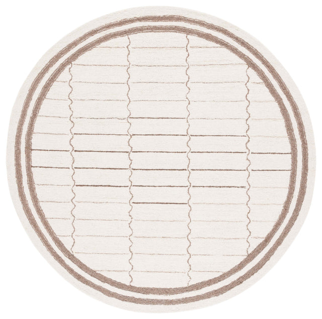 Safavieh Metro Met626A Ivory/Brown Rug.