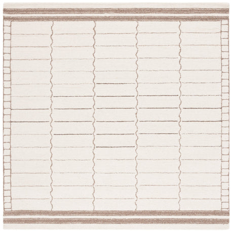 Safavieh Metro Met626A Ivory/Brown Rug.