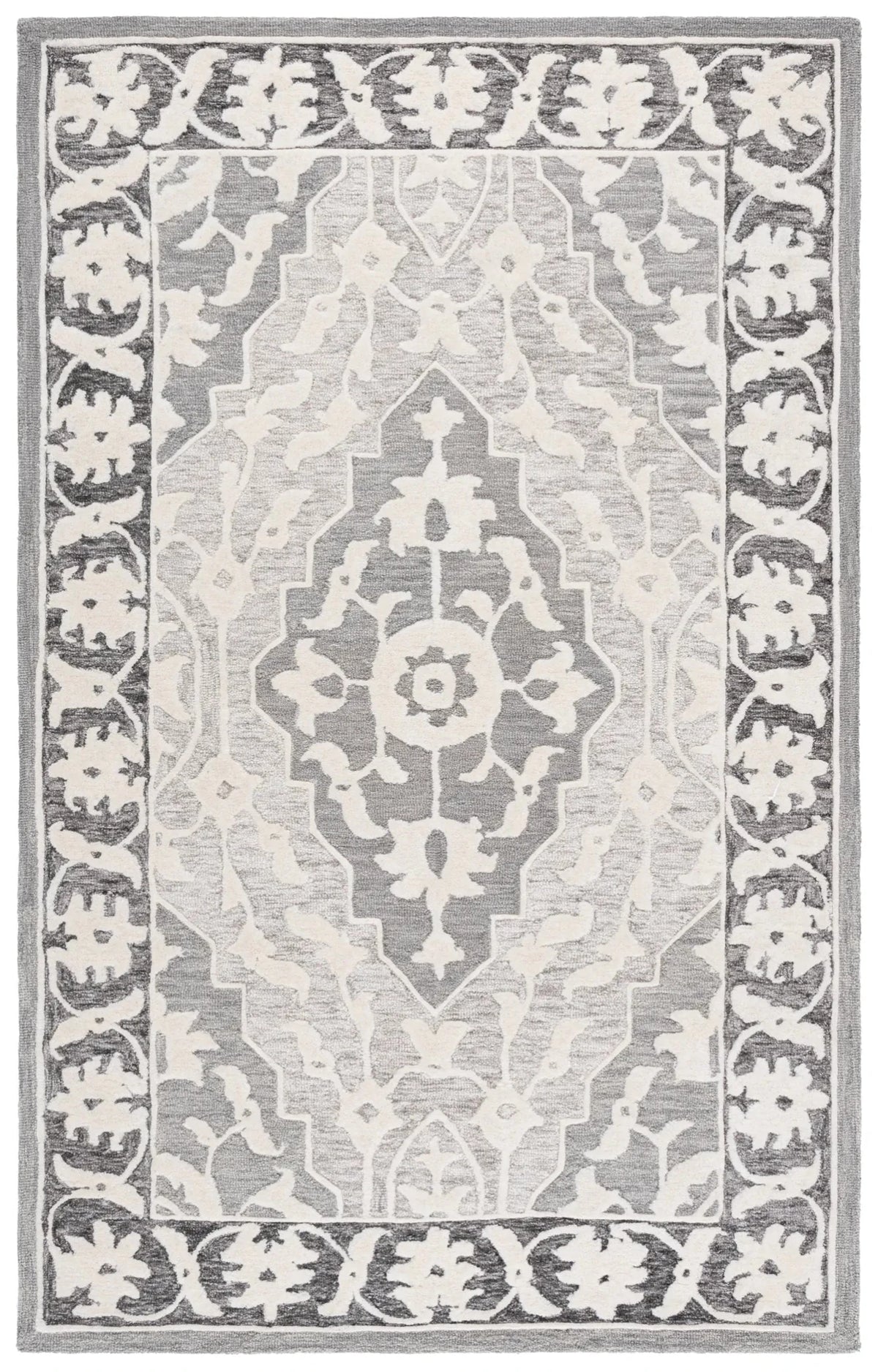 Safavieh Metro 5'-0" x 8'-0" Rug in Grey / Ivory
