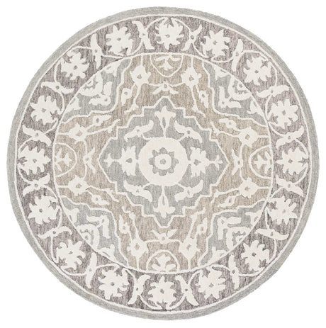 Safavieh Metro 6'-0" x 6'-0" Rug in Grey / Ivory