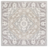 Safavieh Metro 6'-0" x 6'-0" Rug in Grey / Ivory