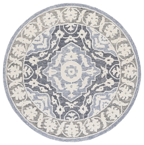 Safavieh Metro 6'-0" x 6'-0" Rug in Light Blue / Grey