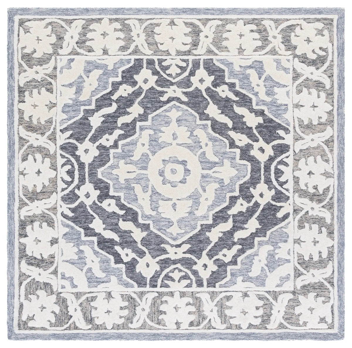 Safavieh Metro 6'-0" x 6'-0" Rug in Light Blue / Grey