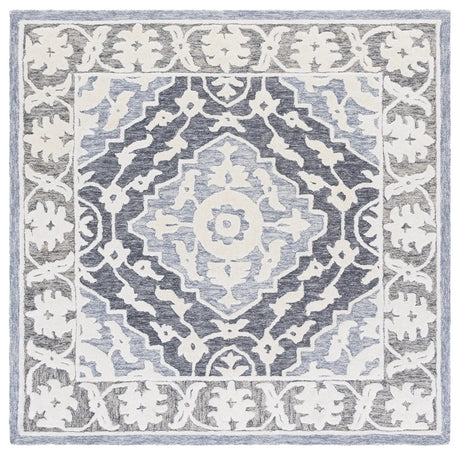 Safavieh Metro 6'-0" x 6'-0" Rug in Light Blue / Grey