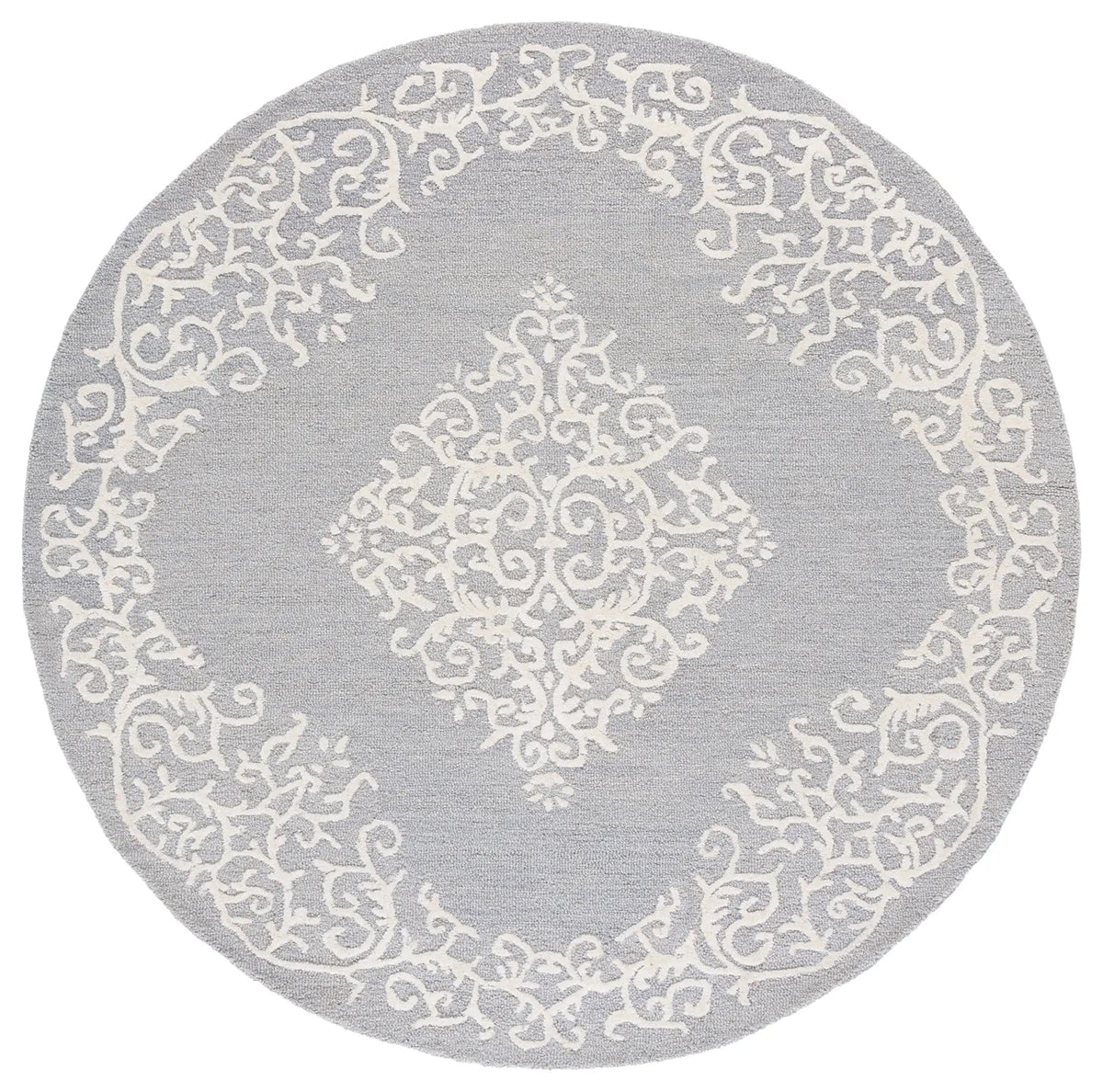 Safavieh Metro 6'-0" x 6'-0" Rug in Grey / Ivory
