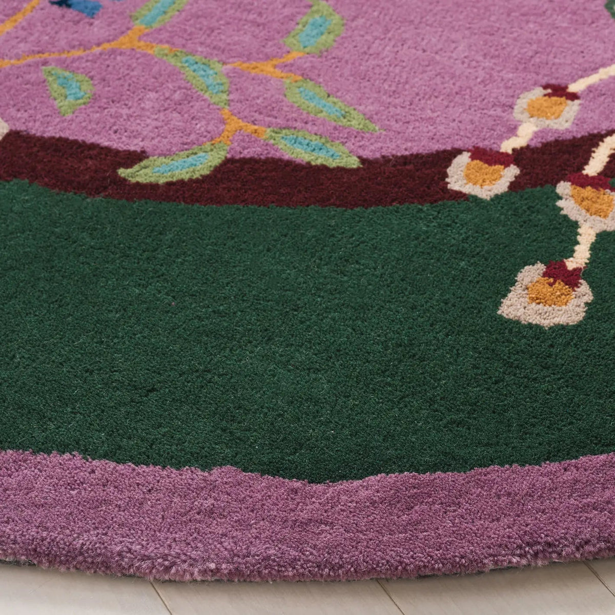 Safavieh Metro 6'-0" x 6'-0" Rug in Purple / Green