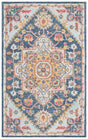 Safavieh Metro 4'-0" x 6'-0" Rug in Navy / Beige
