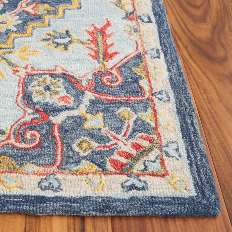 Safavieh Metro 4'-0" x 6'-0" Rug in Navy / Beige