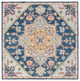Safavieh Metro 6'-0" x 6'-0" Rug in Navy / Beige