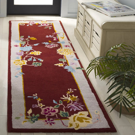 Safavieh Metro 2'-3" x 8'-0" Rug in Rust / Beige