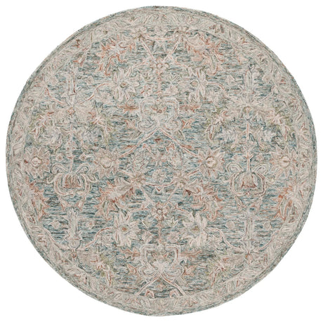 Safavieh Metro 6'-0" x 6'-0" Rug in Teal / Green