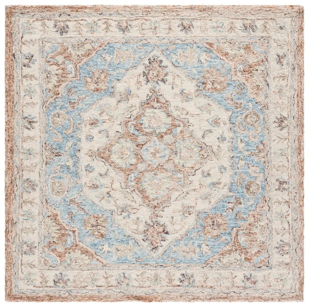 Safavieh Metro 6'-0" x 6'-0" Rug in Beige / Blue
