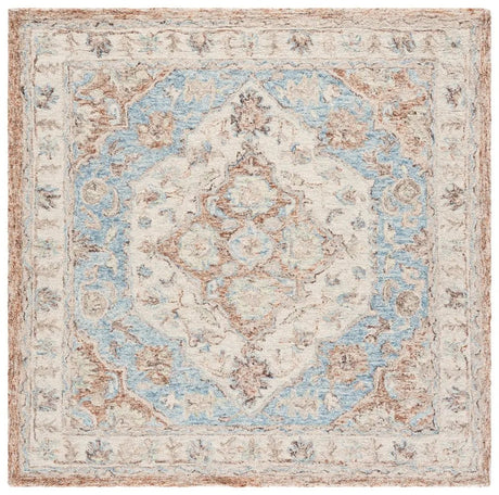 Safavieh Metro 6'-0" x 6'-0" Rug in Beige / Blue