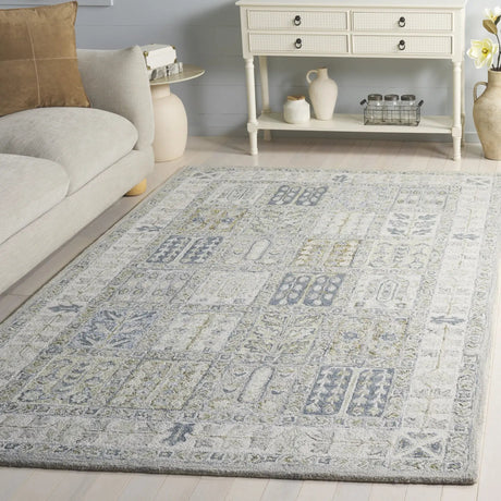 Safavieh Metro 4'-0" x 6'-0" Rug in Grey / Beige