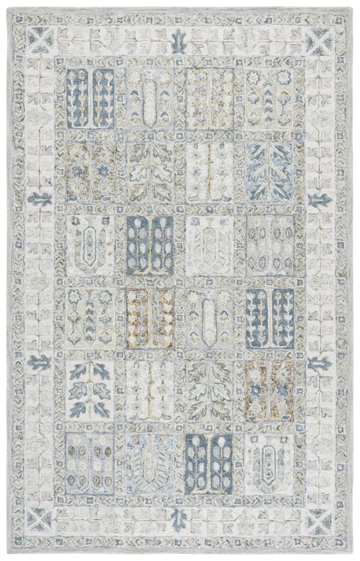 Safavieh Metro 4'-0" x 6'-0" Rug in Grey / Beige