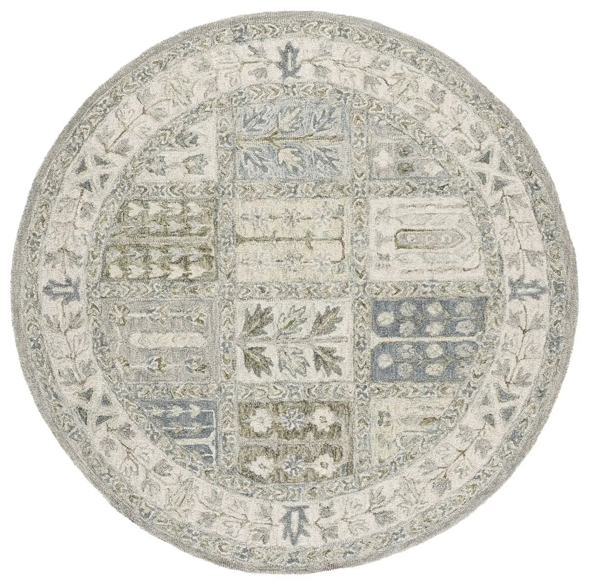 Safavieh Metro 6'-0" x 6'-0" Rug in Grey / Beige
