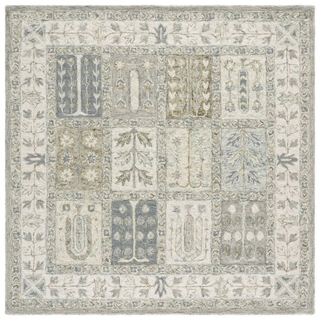 Safavieh Metro 6'-0" x 6'-0" Rug in Grey / Beige