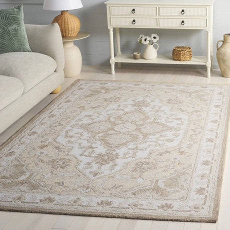 Safavieh Metro 4'-0" x 6'-0" Rug in Beige / Ivory