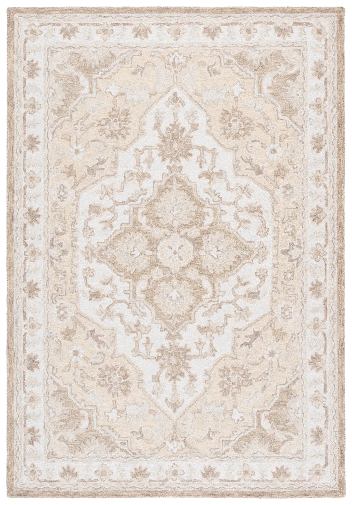 Safavieh Metro 4'-0" x 6'-0" Rug in Beige / Ivory