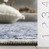 Safavieh Metro 2'-3" x 8'-0" Rug in Navy / Ivory