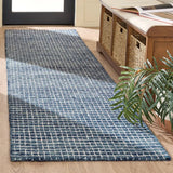 Safavieh Metro 2'-3" x 8'-0" Rug in Dark Grey / Ivory