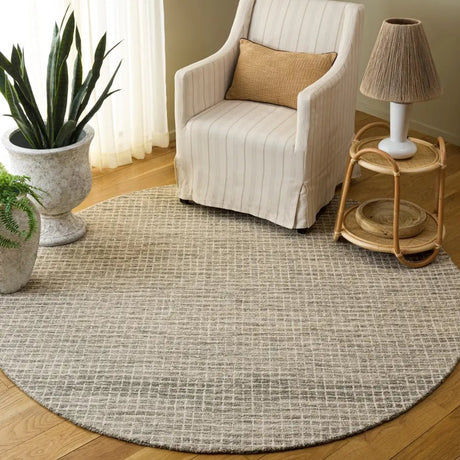 Safavieh Metro 6'-0" x 6'-0" Rug in Sage / Beige